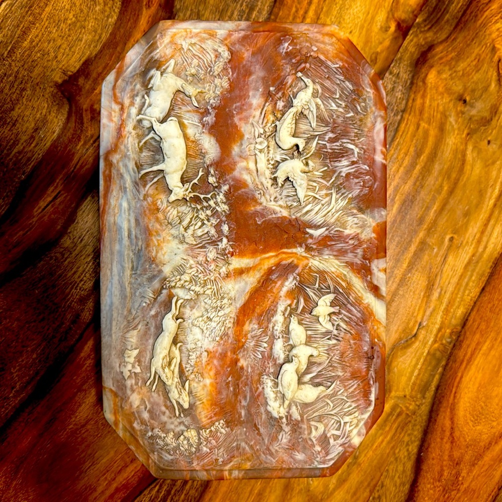 Vintage Mid Century Resin Box - Men’s Watch Box